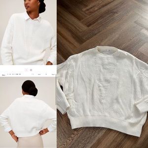 Mango Open Knit Sweater